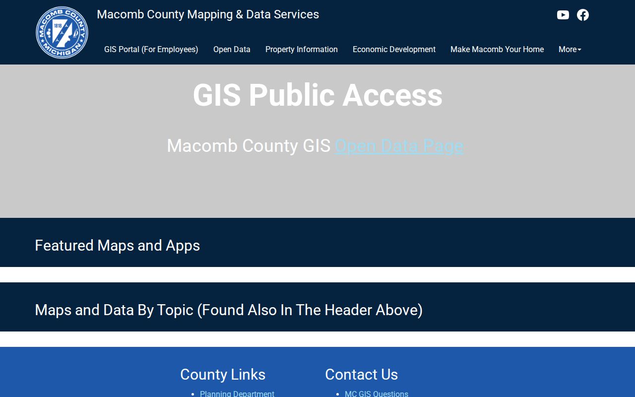 Harrison Township ZIP code directory Macomb GIS parcel viewer
