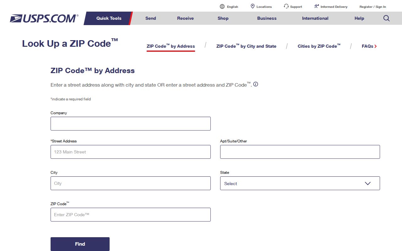 Harrison Township ZIP code directory USPS address lookup
